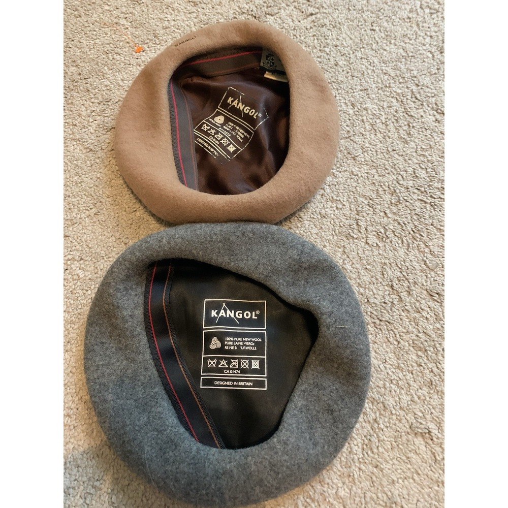 2 Kangol Wool Newsboy Style Hats Size XL - Picture 2 of 2